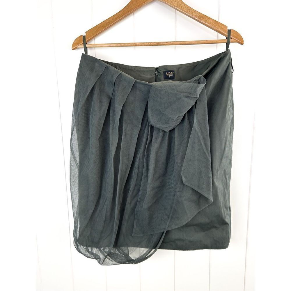 Pauw Amsterdam Gray‎ Tulle Mesh Mini Skirt Size 3
